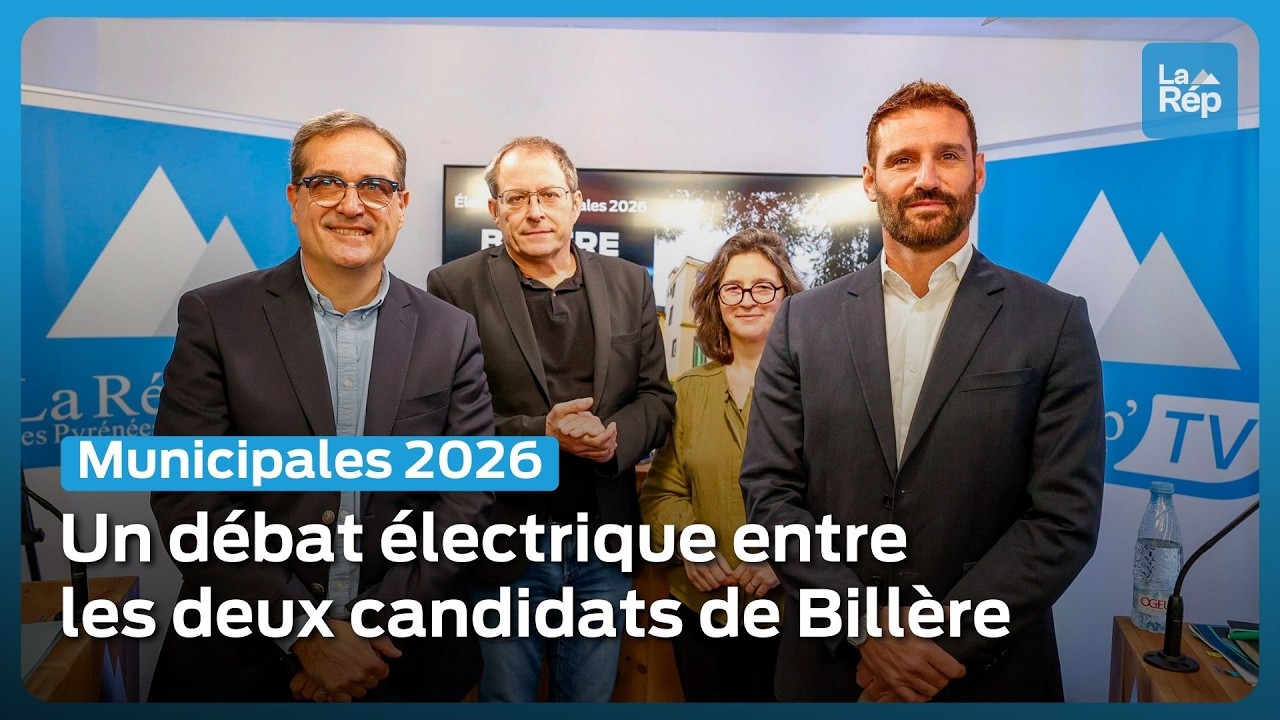 Municipales 2026 : un débat électrique entre les deux candidats aux élections municipales de Billère