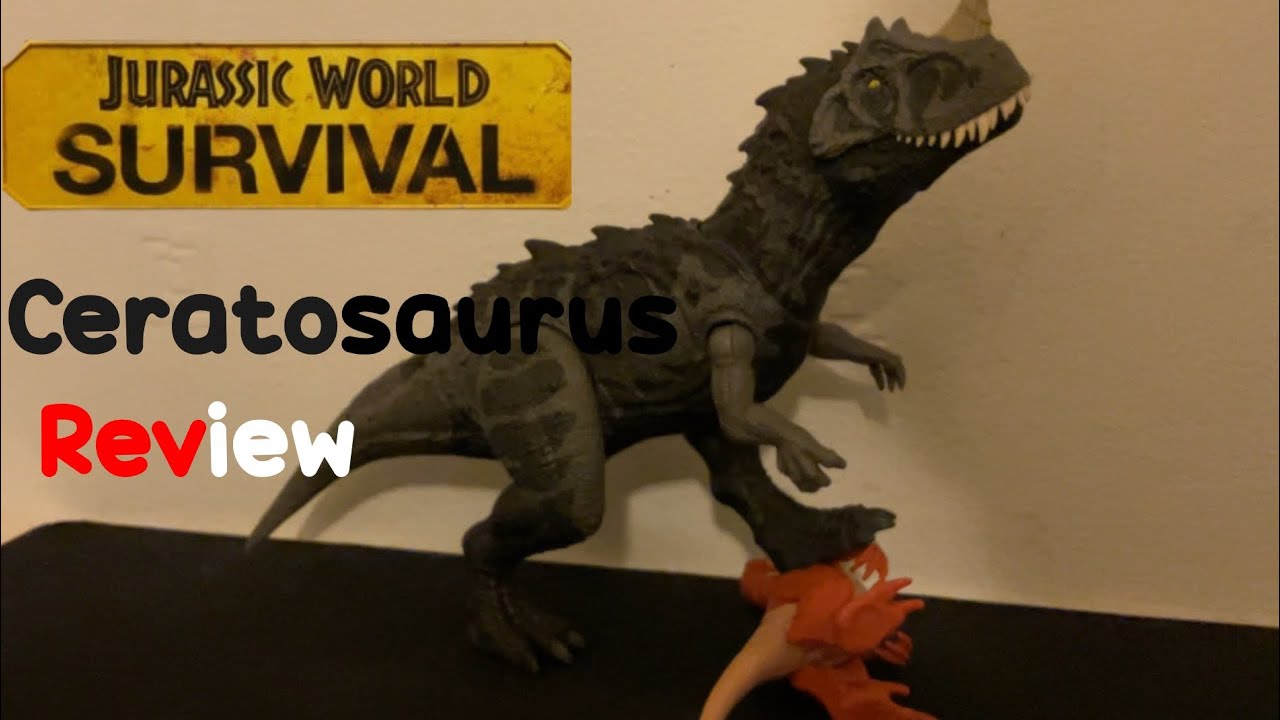Jurassic World Survival Ceratosaurus, Mattel. I don’t think I should have this..
