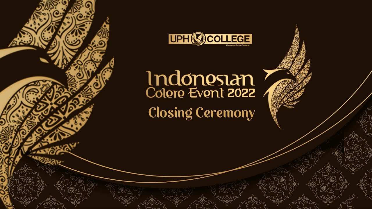 Indonesian Colere Event 2022 | Closing Ceremony