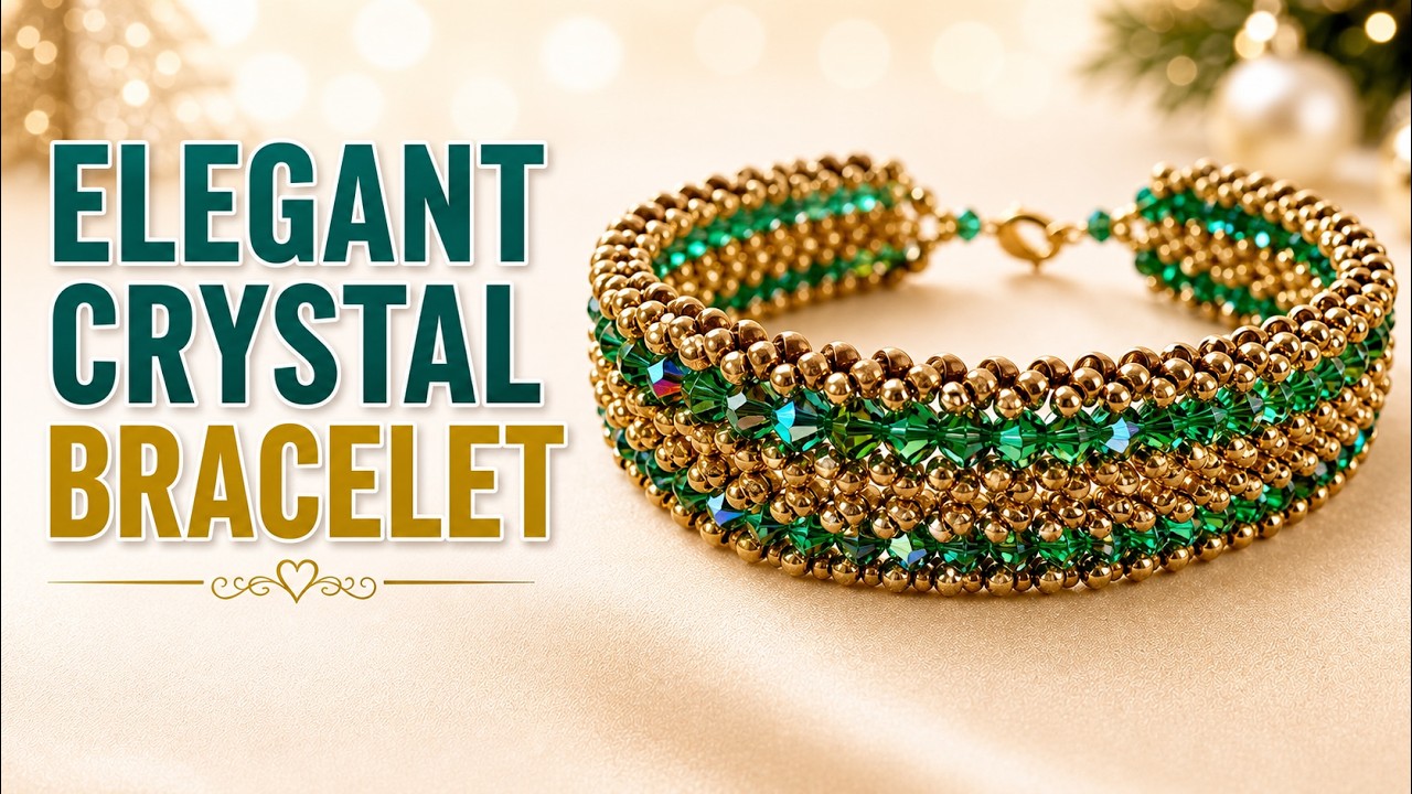How to Make a Crystal Bracelet - Jewelry Making Tutorial