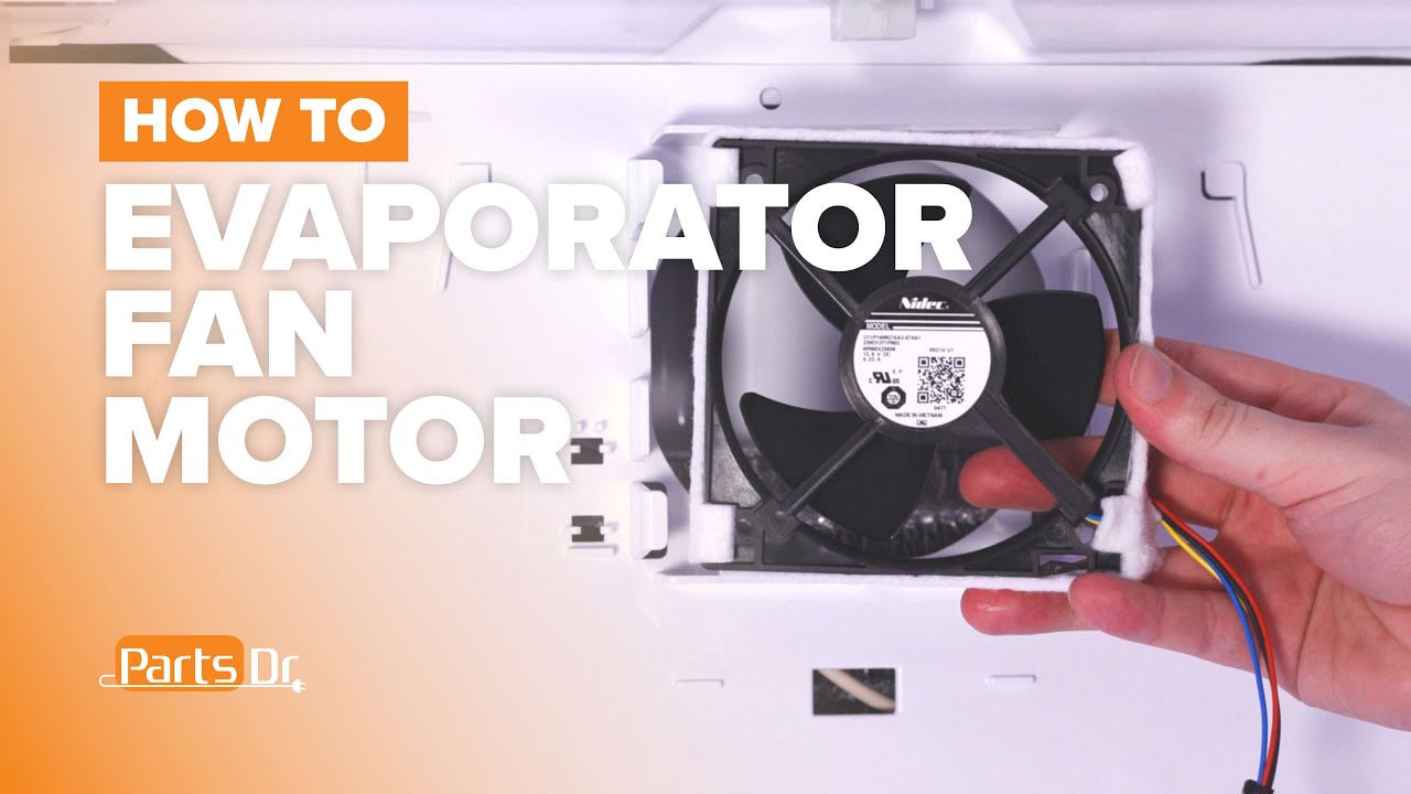 How to replace Freezer Evaporator Fan Motor part # WR60X25858 on your GE Refrigerator