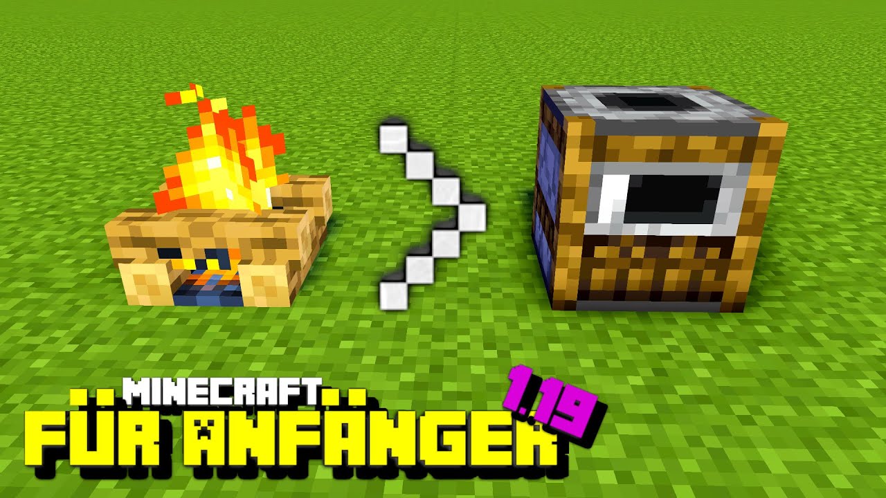 Lagerfeuer oder Räucherofen |  Minecraft für Anfänger 1.19 #4 | LarsLP