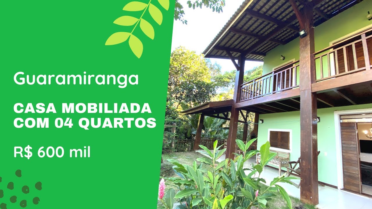 Casa duplex mobiliada em Guaramiranga! 3km do Centro! R$ 500mil