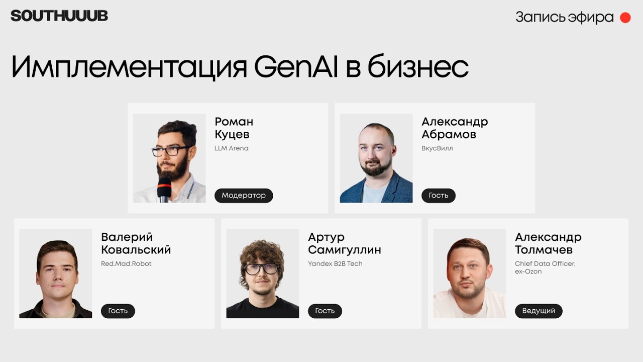 Имплементация GenAI в бизнес