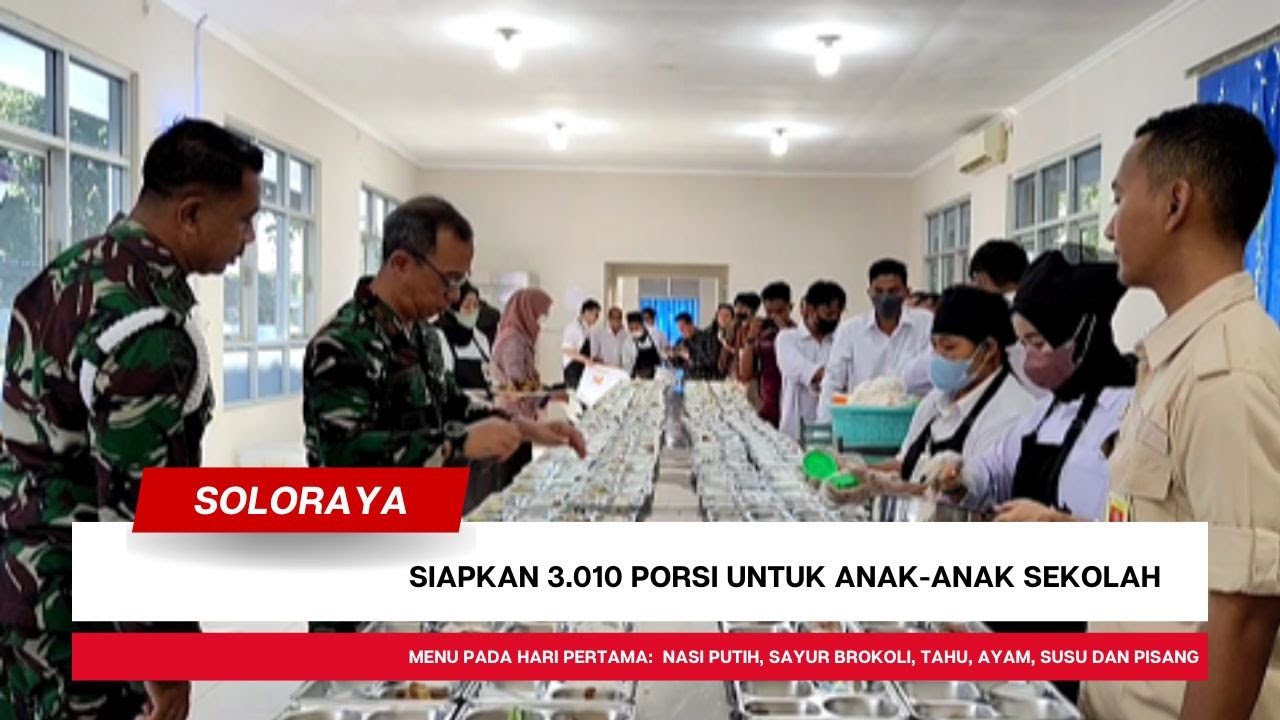 Lanud Adi Soemarmo Bagikan 3.010 Porsi Makan Bergizi Gratis