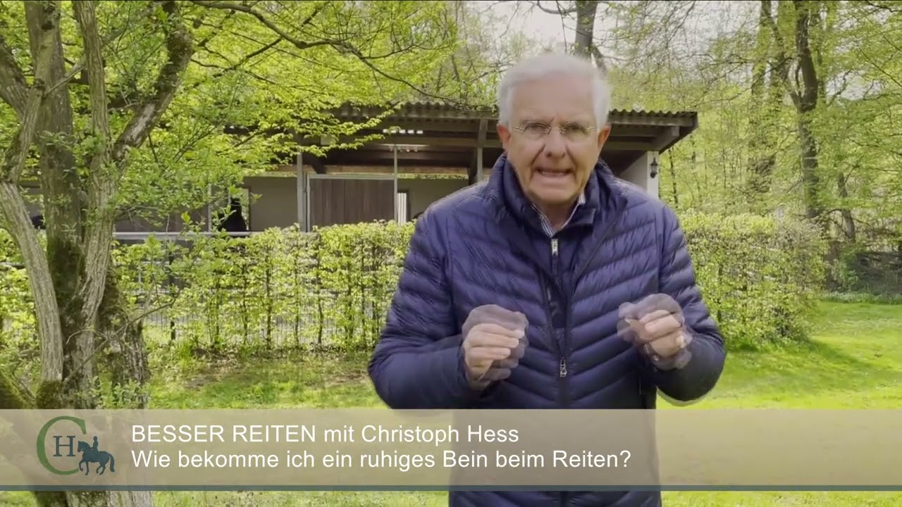 11 BESSER Reiten mit Christoph Hess - Wie bekomme ich ein ruhiges Bein beim Reiten?