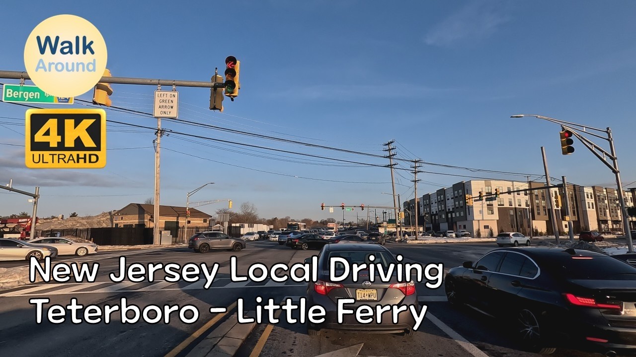 【4K60】 New Jersey Local Driving: Teterboro - Little Ferry