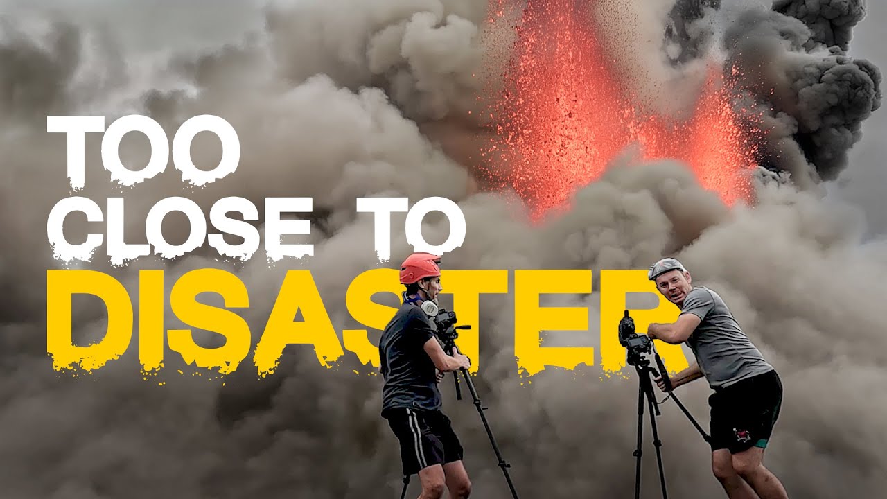 Our close eruption escape - Yasur Volcano Expedition