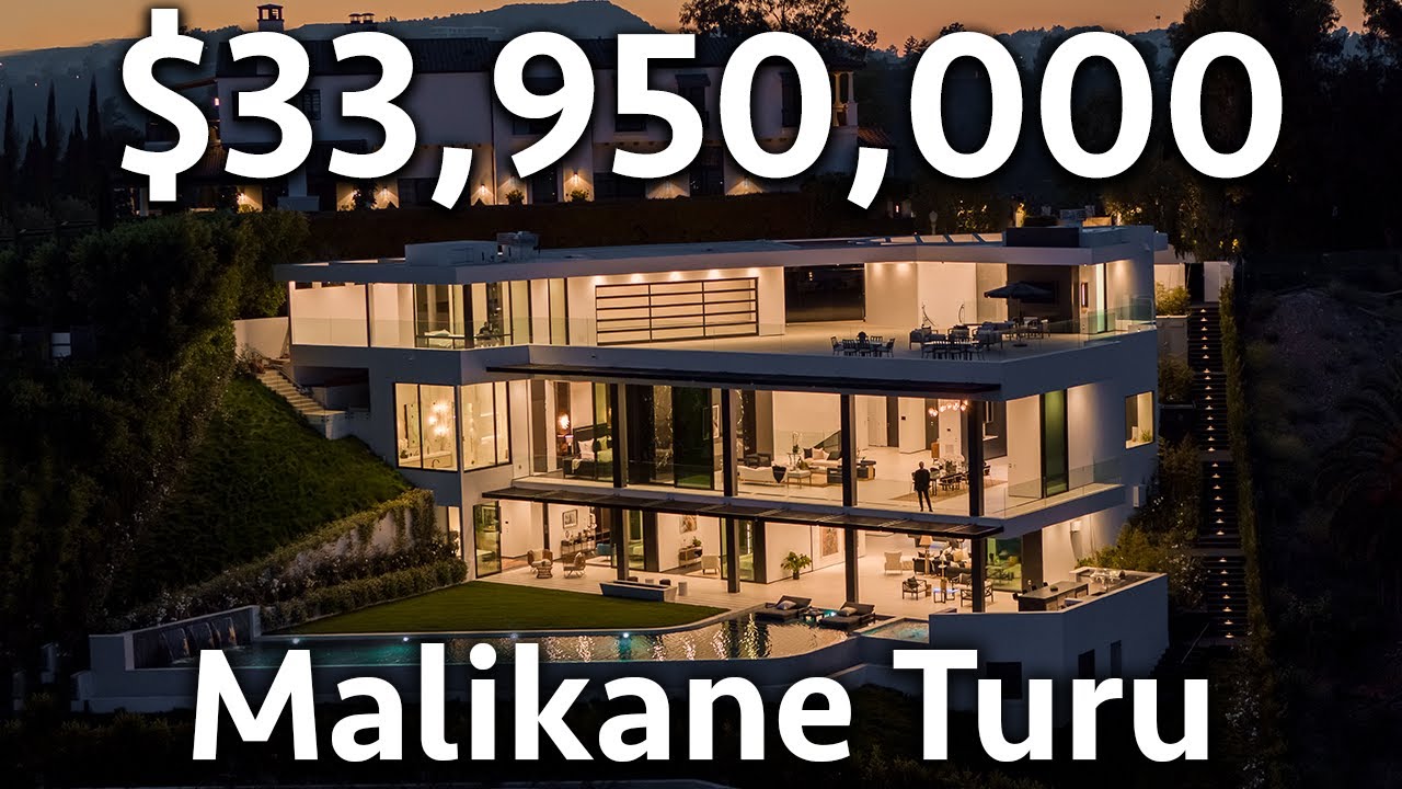 33,955,000 Dolarlık BEVERLY HILLS Modern Mega Malikane Turu