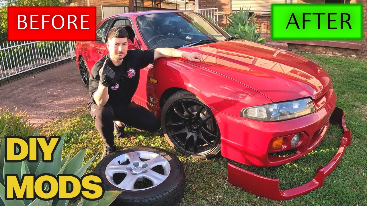 Transforming My R33 Skyline with Simple DIY Mods