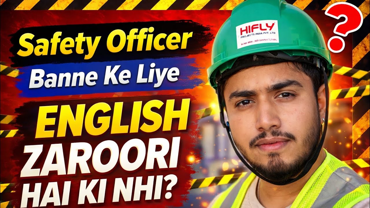 Safety Officer Banne k liye English Zaroori hai Ya Nhi?? Ky Safety Course Krne Ke Liye Eng zarori h?