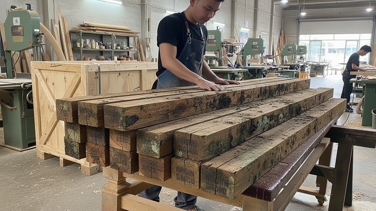 Think It’s Just Old Wood? This Young Carpenter Turns It into Something Extraordinary