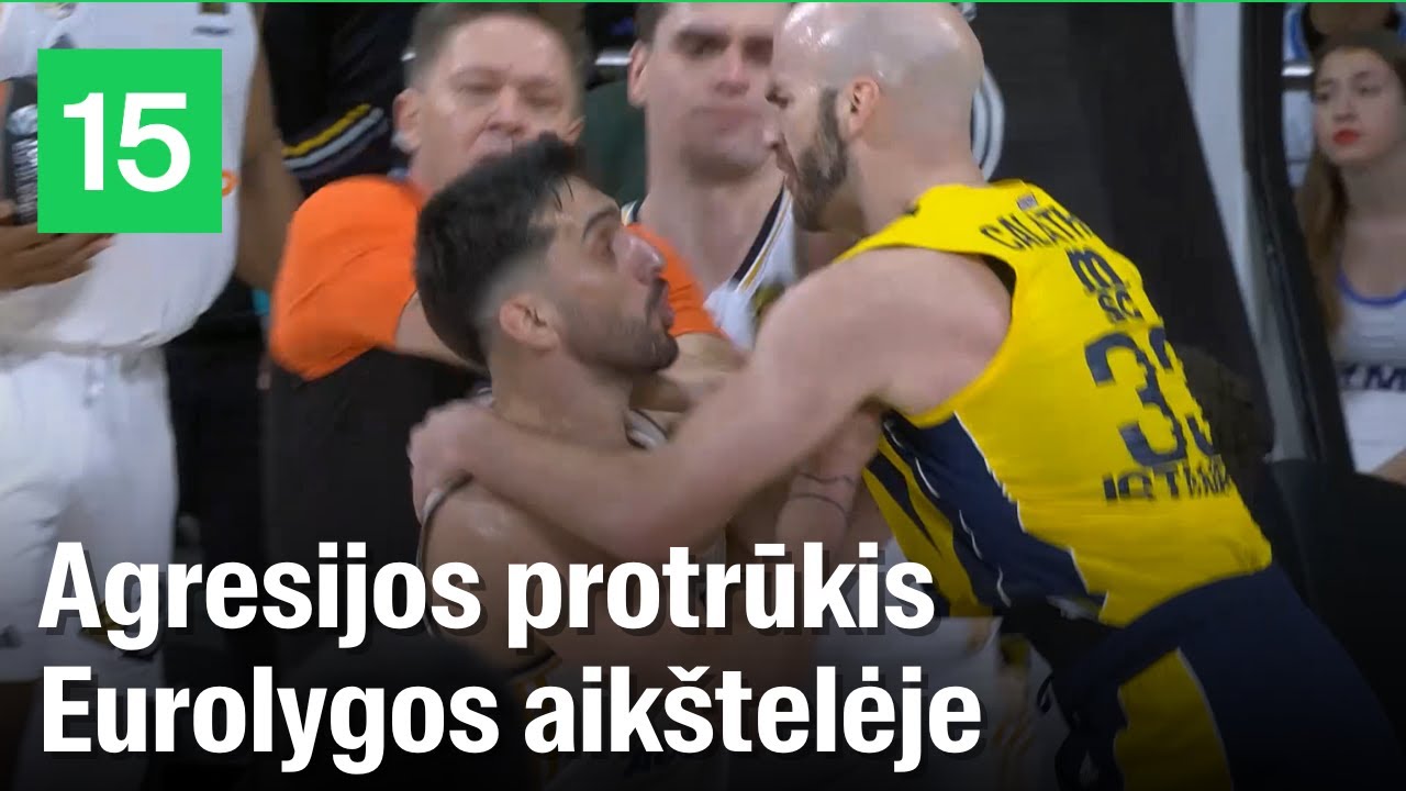 Arti muštynių: susikibus Eurolygos žvaigždėms situaciją ramino ir Šaras