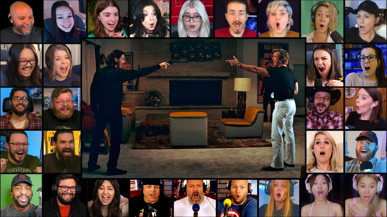 Cliff vs Manson Family Scene | Once Upon a Time in Hollywood  * Reaction Mashup