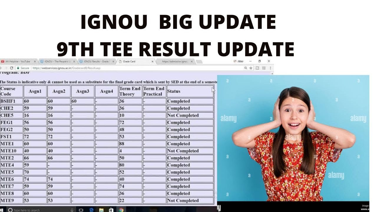 ignou Dec 2021 exam Big update published |Dec 2021 result 9th update | Ignou latest info