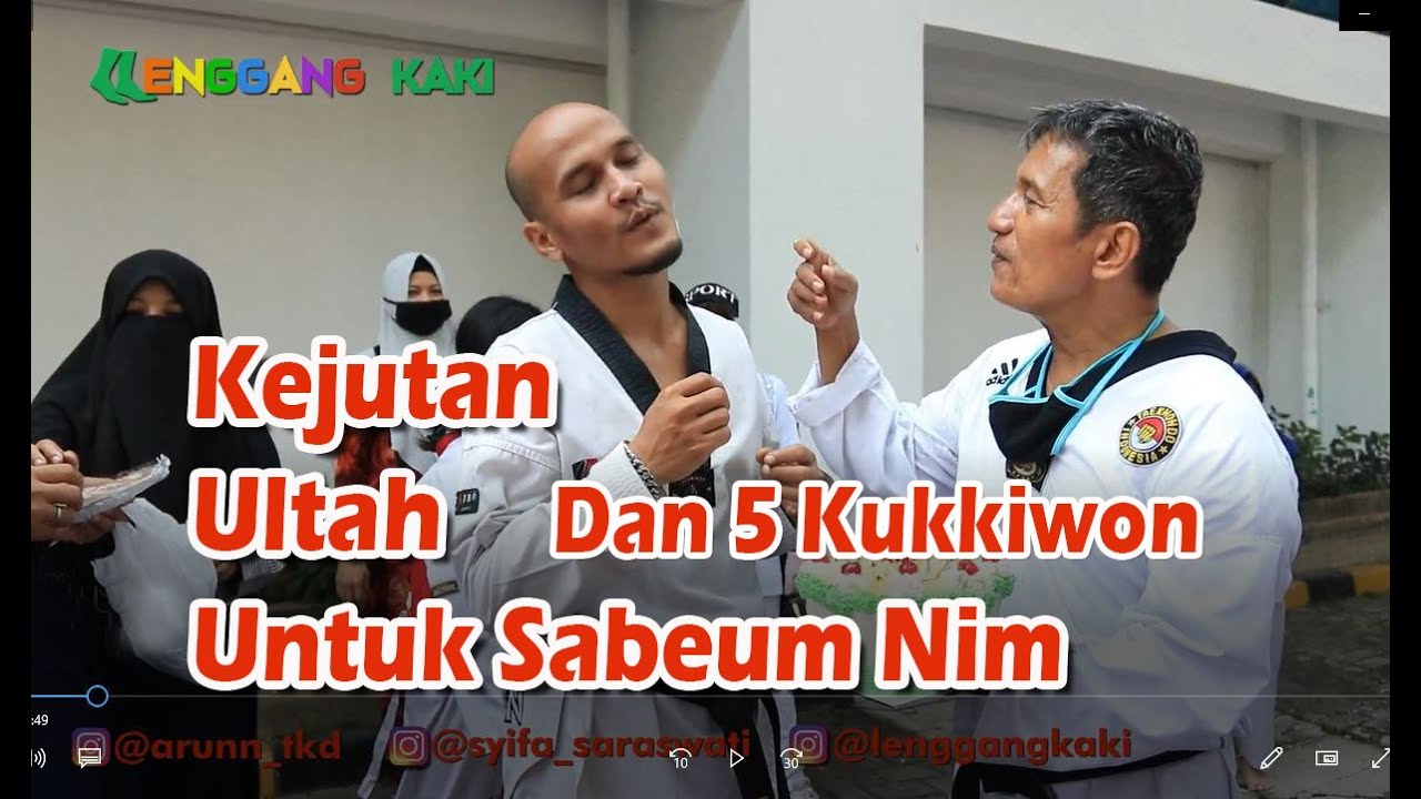 Tutorial Teknik Tipuan Baru Taekwondo Kick ( Bisa di praktekin ) dan Surprise Party Untuk Sabeum Nim