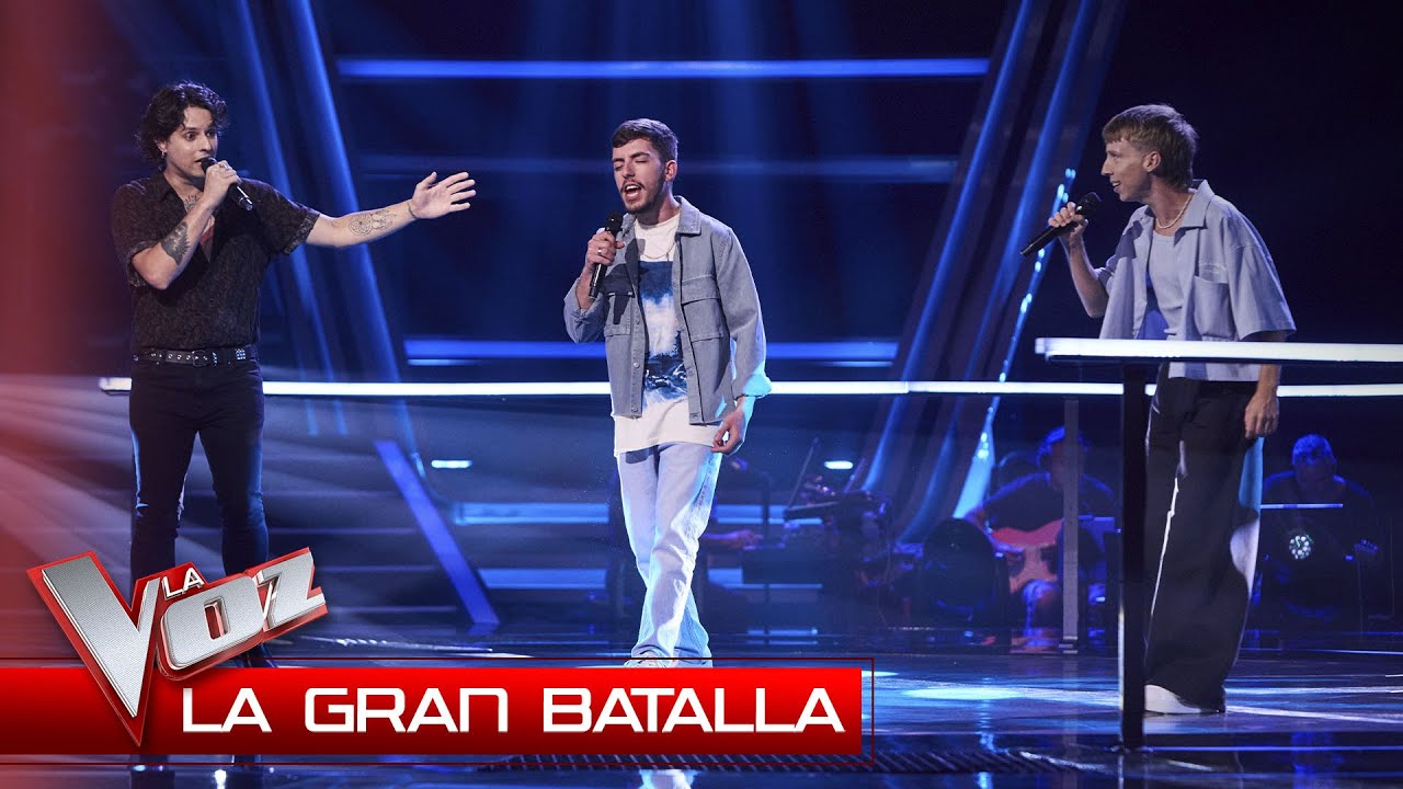 Pablo, Jaime y Sergio cantan 
