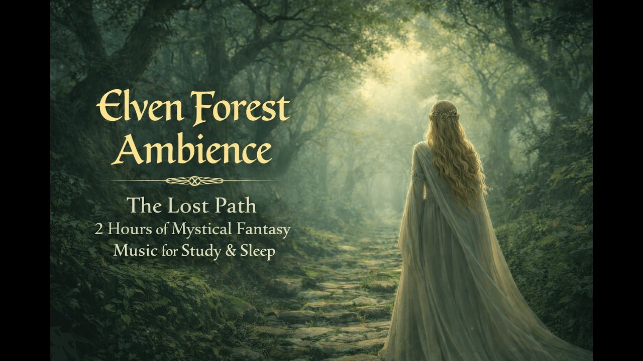 Elven Forest Ambience for Deep Focus 🌿 2 Hours of Fantasy Music for Study, Reading & Work (2 Hours)