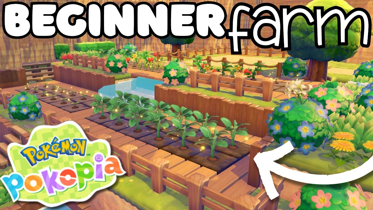 Pokopia Practical STARTER FARM | Self Watering, Layered Garden