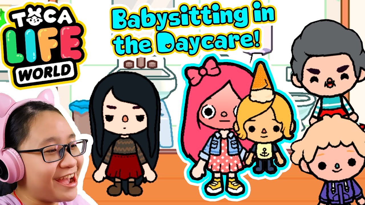 Toca Life World - Cherry and Vidia becomes BABYSITTER in the DAYCARE