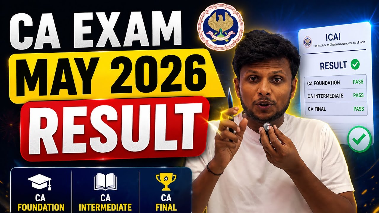 CA Exam May 2026 Result Announcement 
