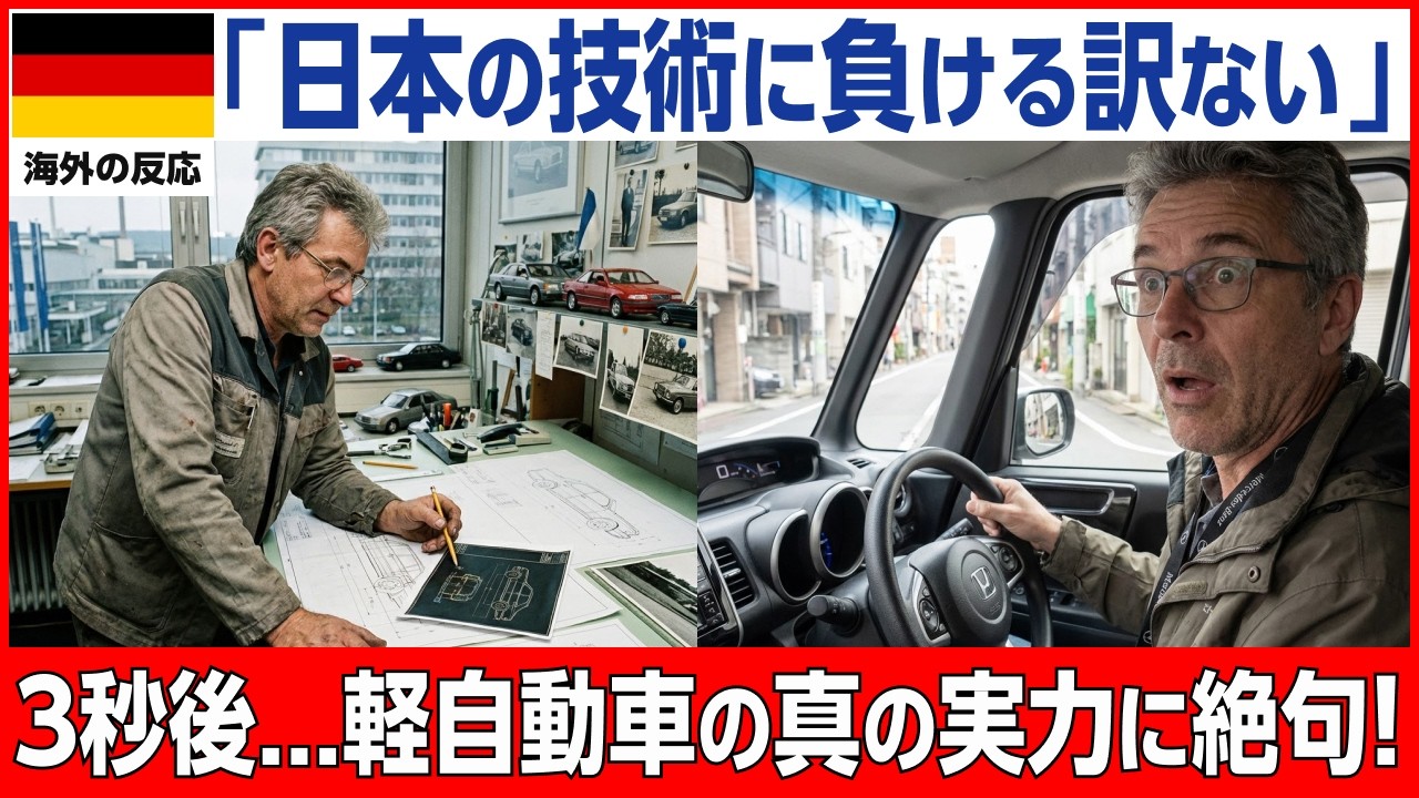 【海外の反応】「こんな車はドイツにはない」ベンツ勤務のドイツ人が日本の軽自動車に言葉を失った理由
