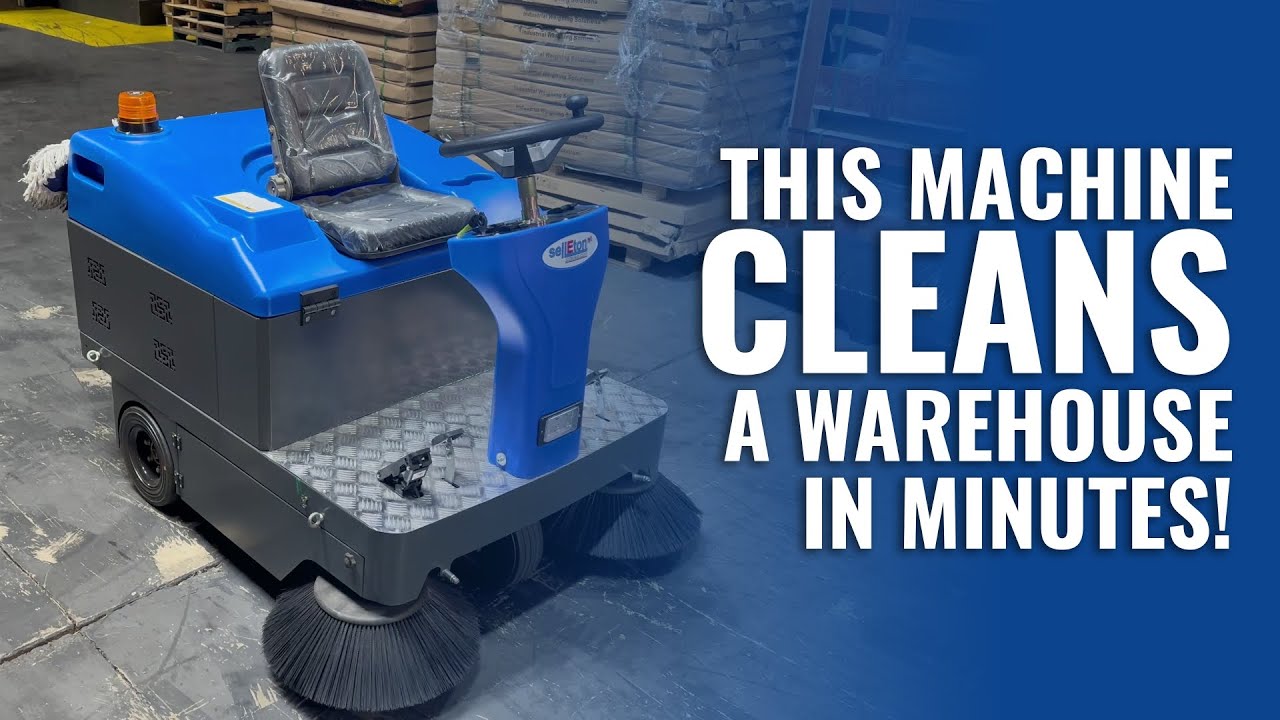Sweep Like a Pro: SellEton SL-WS1400 Warehouse Sweeper