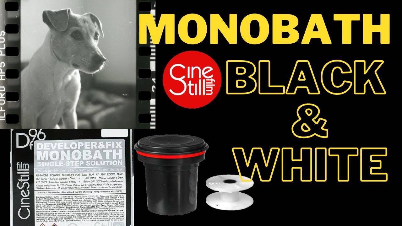 Easy Black & White Film Developing Cinestill DF96 Monobath Full Walkthrough