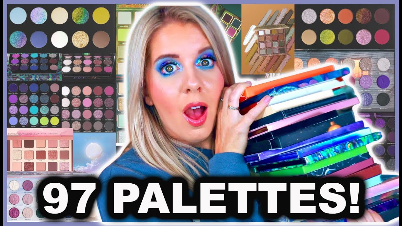RANKING EVERY PALETTE I Tried in 2025… 😳 97 TOTAL!