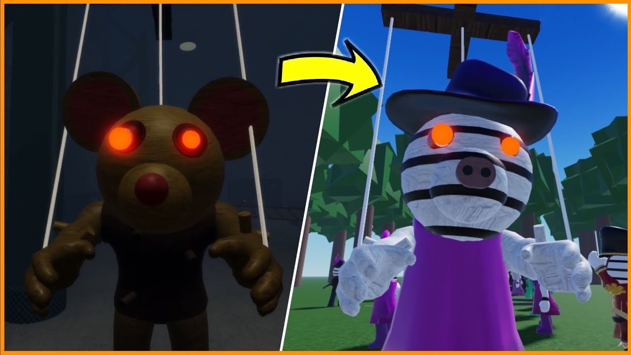 Original Piggy Jumpscares vs. Zizzy Raid Jumpscares