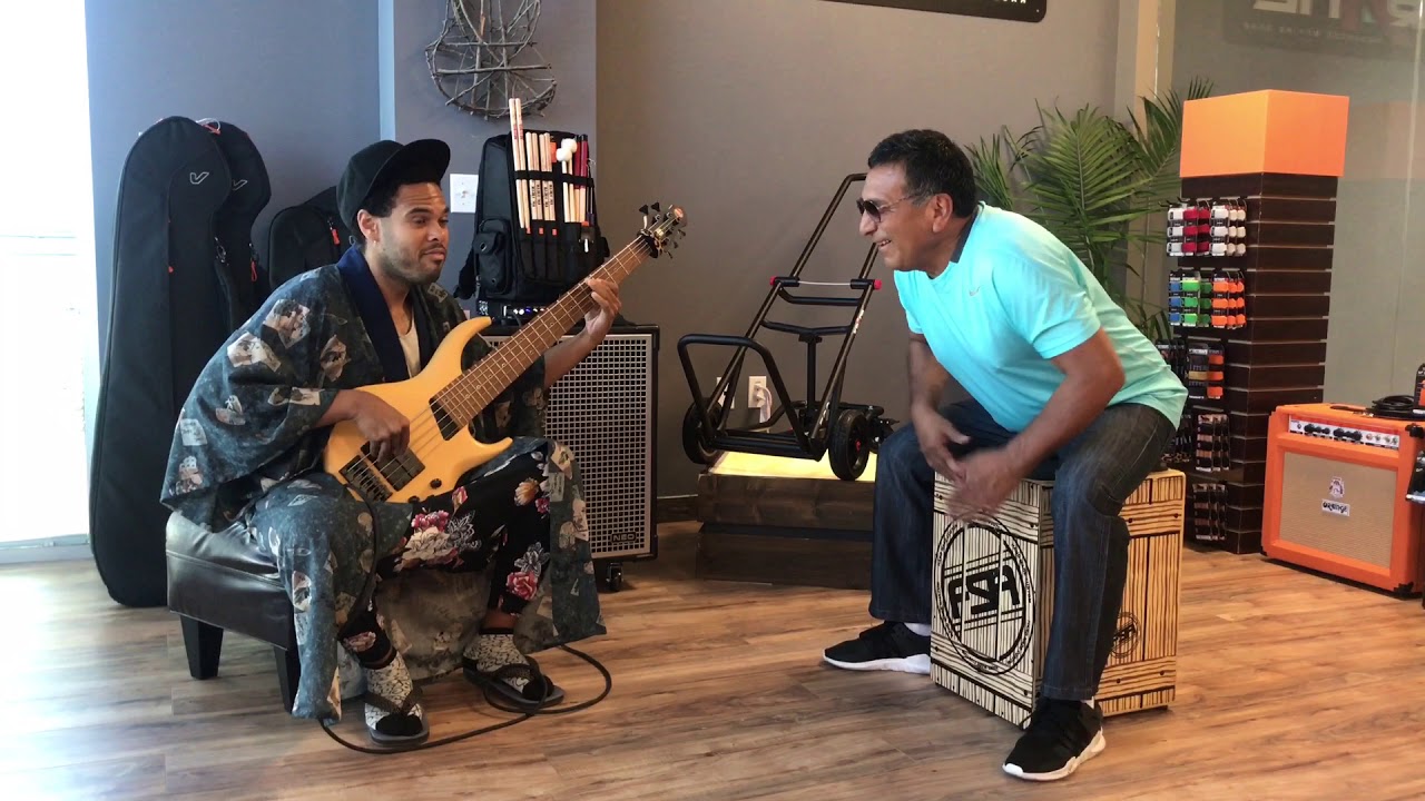 Alex Acuña and Bubby jam 