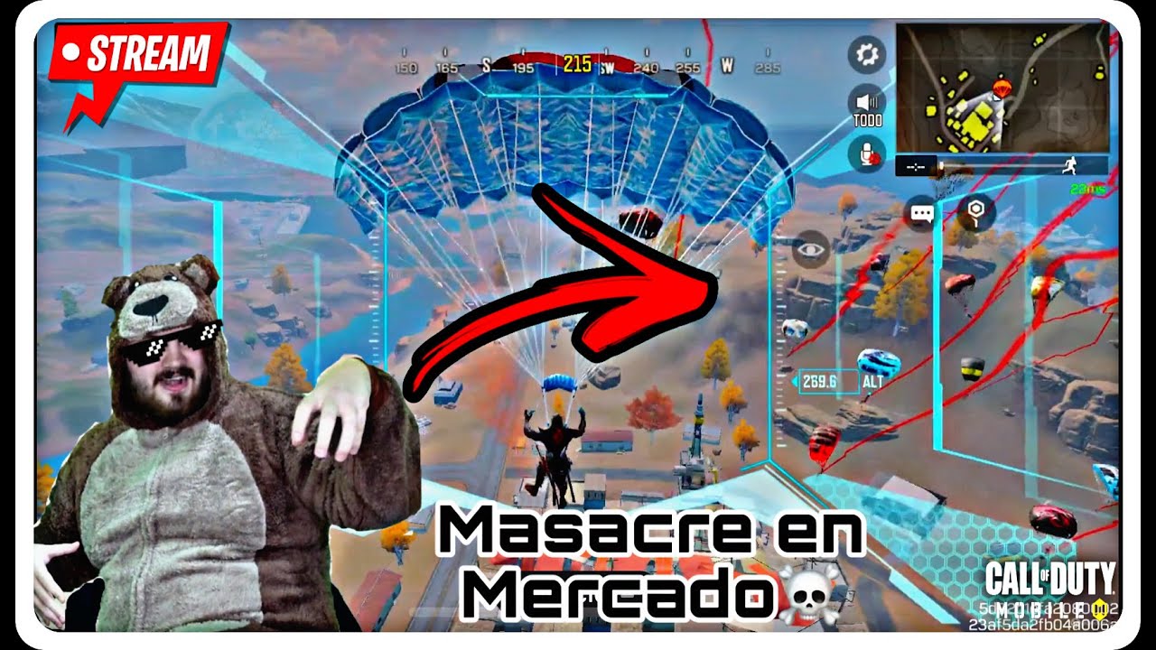 EL OSO ELIMINO a TODOS en MERCADO N3GR0 y SOLO NECESITO la NUEVA HADES de RULETA🥵 | COD MOBILE |