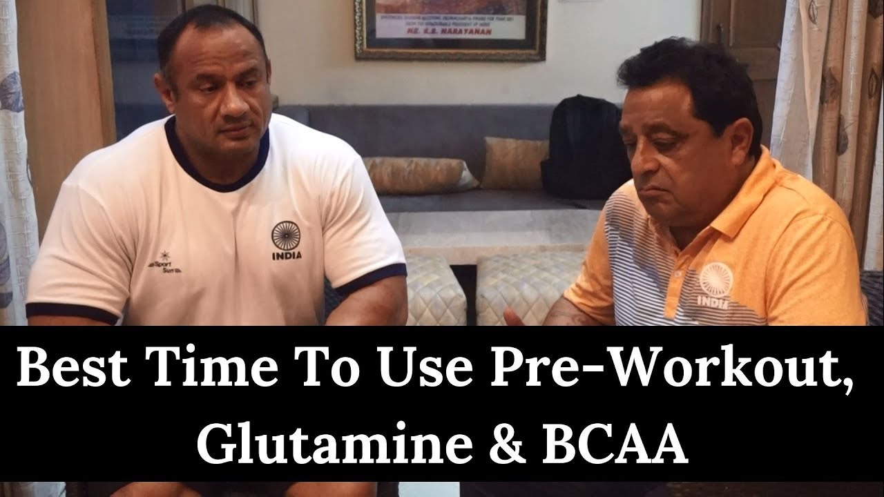 Best Time To Use Pre-Workout, Glutamine & BCAA