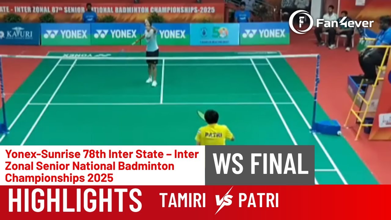 Surya Charishma TAMIRI VS Tanvi PATRI | WS FINAL | Senior National Badminton Championships 2025