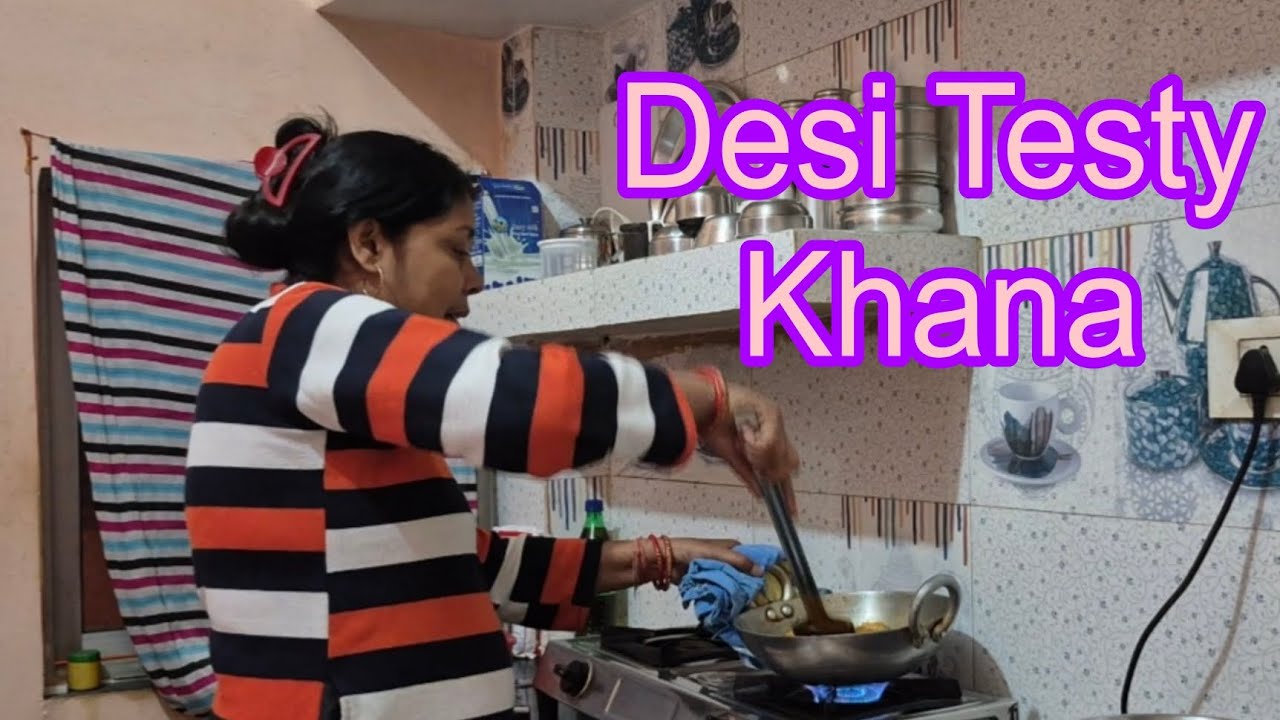 आज खाना बहुत ही टेस्टी बना खाकर मजा आ गया | Desi Style Testy Khana | Simple khana Thali for Lunch 