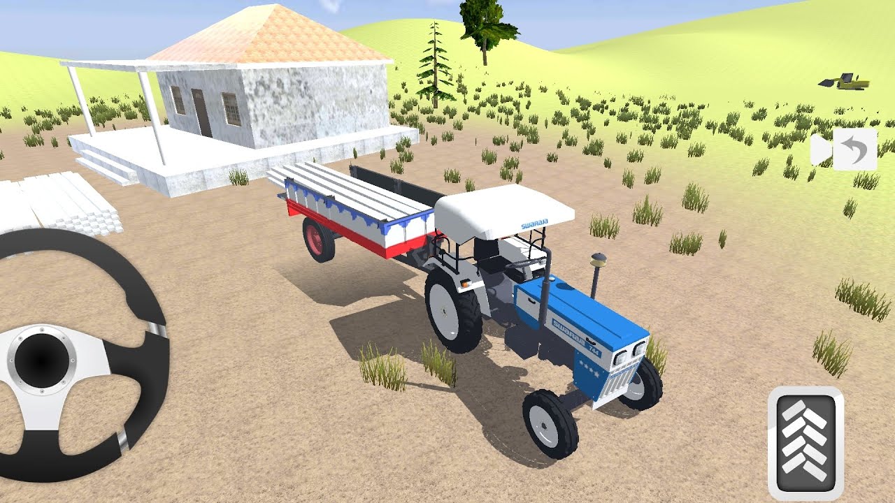 || SWARAJ 744 AND SIMULATOR FARMING GAME 