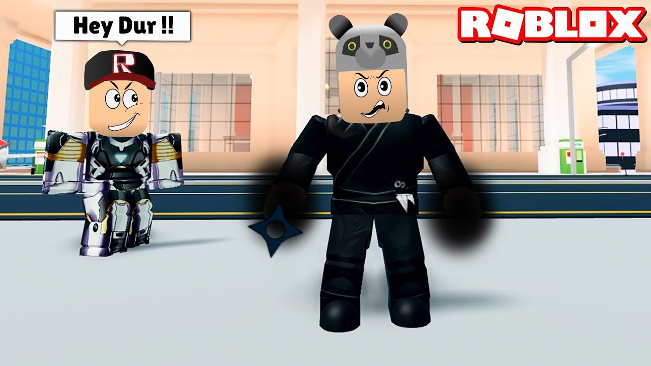 Yeni Süper Kötü Karakter Geldi! Süper Kahraman Peşimde - Panda ile Roblox Mad City