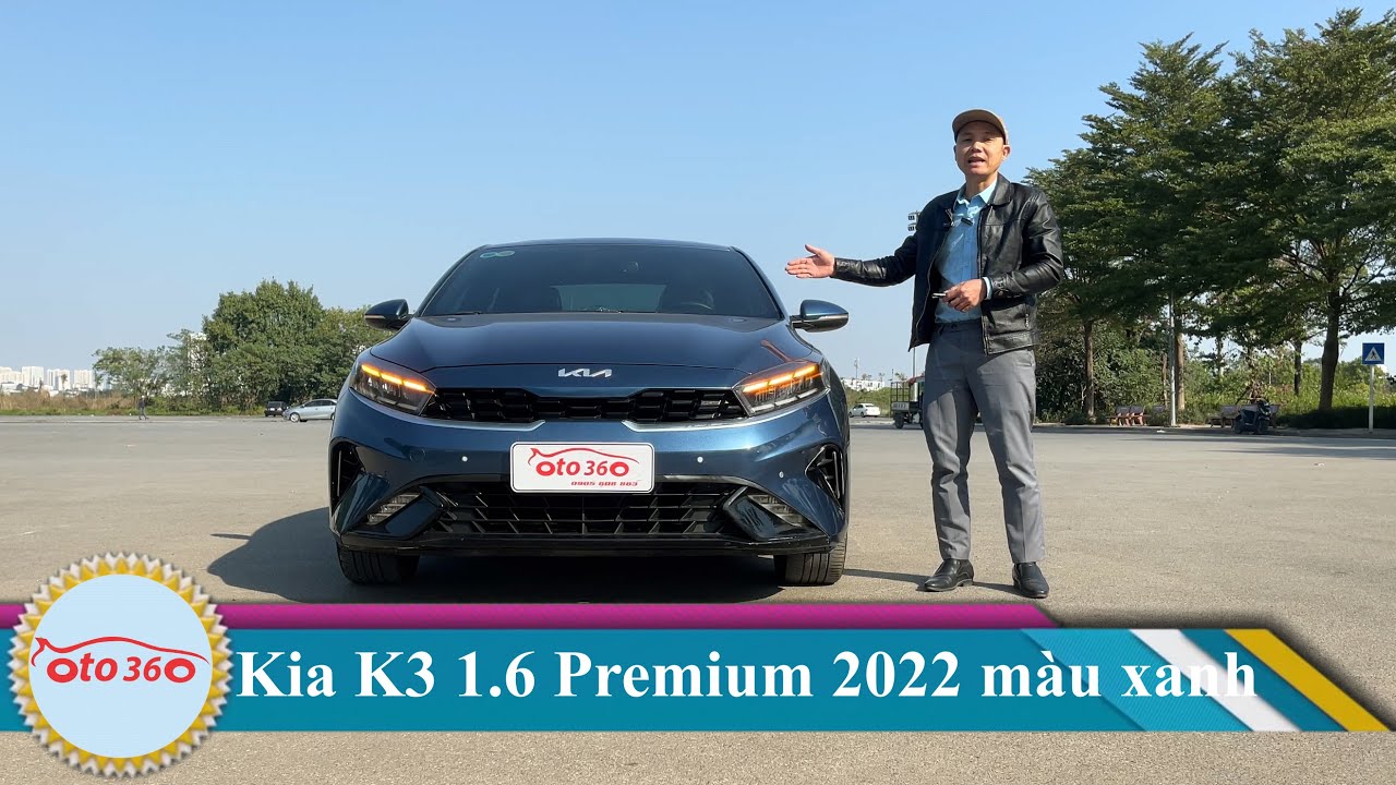 Bán xe Kia K3 Premium 2022, màu xanh, tên tư nhân, 1 chủ từ mới, chạy hơn 5 vạn km, xe rất mới, giá