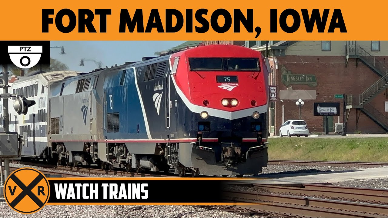 Fort Madison, Iowa, USA | LIVE Train Camera (PTZ)