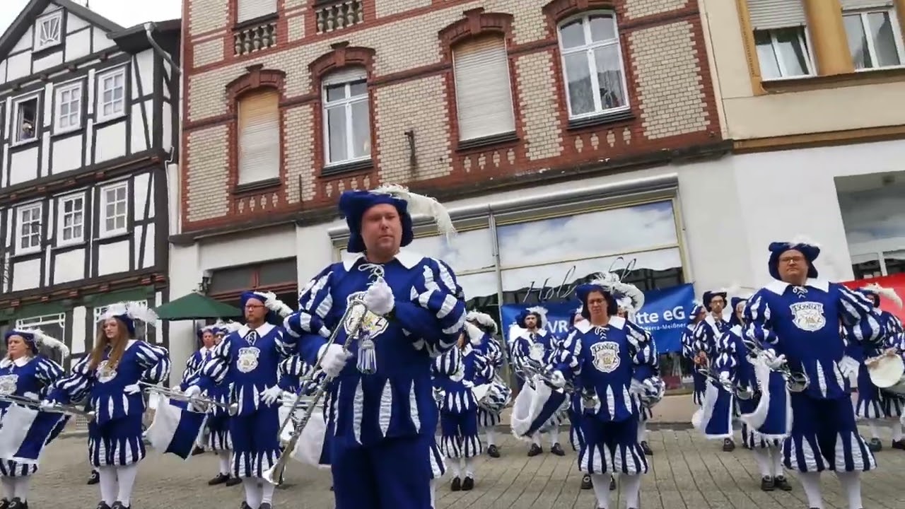 Einmarsch vom Fanfarenzug Eschwege