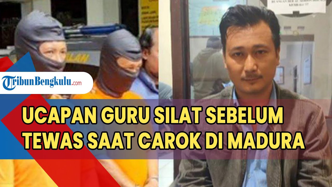 Ucapan Guru Silat Sebelum Tewas Saat Carok di Madura, Tantang Murid Kalimantan : Ambil Senjatamu