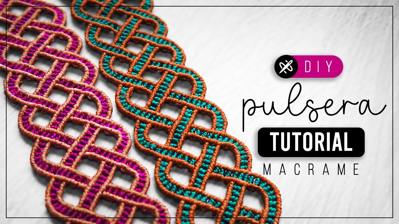 DIY Pulsera Celta » 💫  tutorial | como hacer pulsera de hilo celta | diy ● Macrame Celtic #234