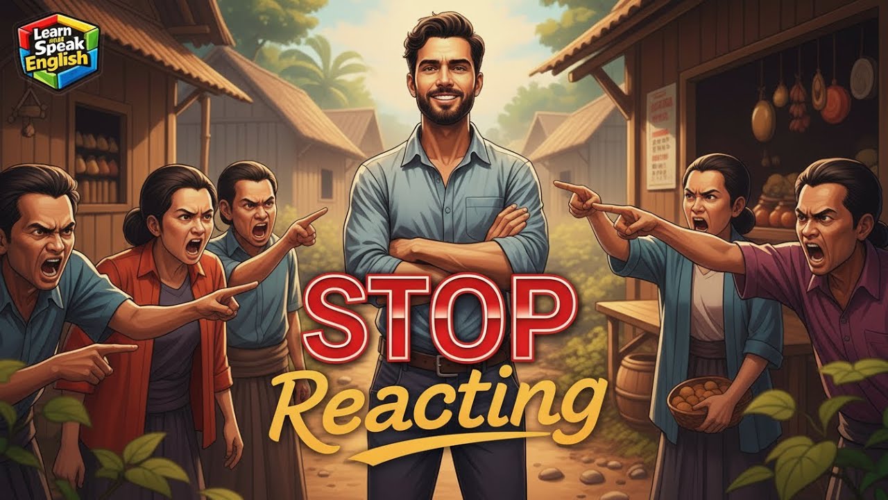 Don’t React to Everything | A Powerful English Story That Will Change How You See Life #lifelessons