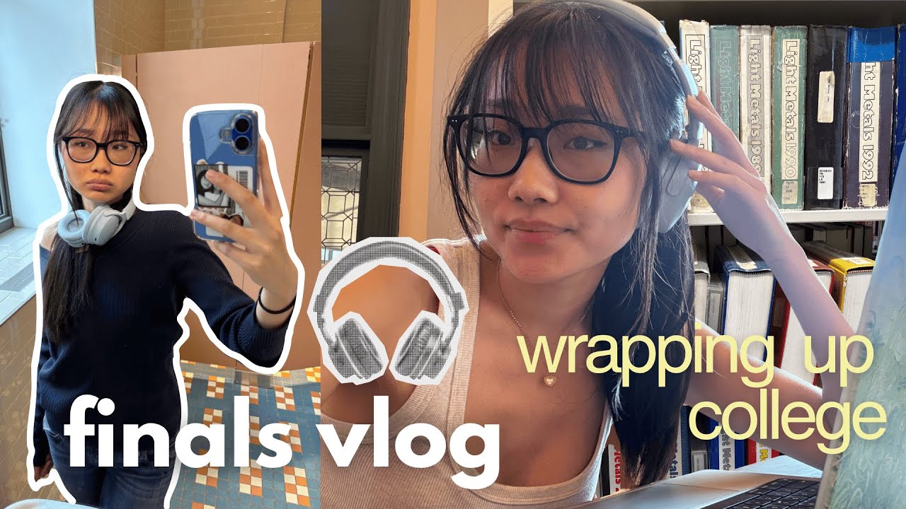 an overdue *finals vlog* much like the rest of my semester 👩🏻‍💻🍪