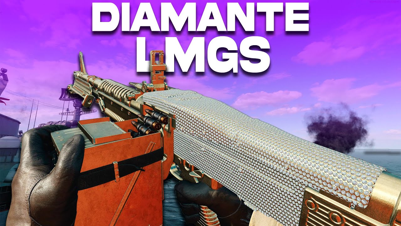 Pegando a camuflagem DIAMANTE nas LMGs! – CoD Cold War