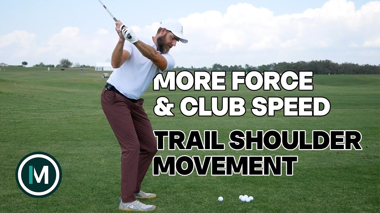 More Force & Club Speed - Trail Shoulder Movement | Ian Mellor Golf