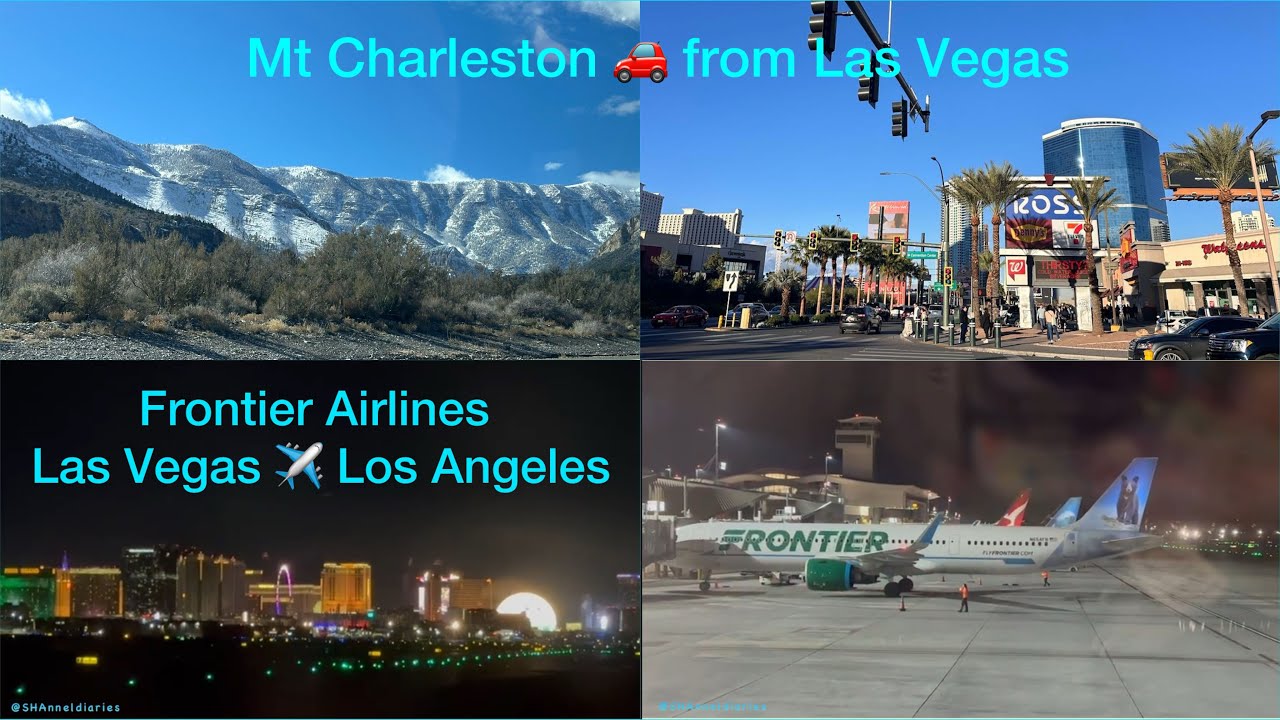 🇺🇸 Snow Mountain - Mt. Charleston | Frontier Airlines LAS - LAX