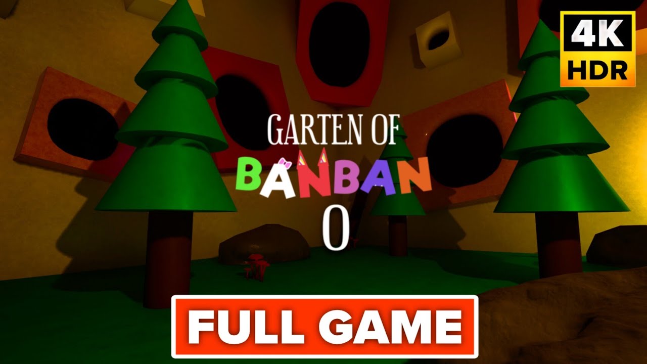 Garten of Banban 0 Gameplay Walkthrough FULL GAME [4K 60FPS] No Commentary