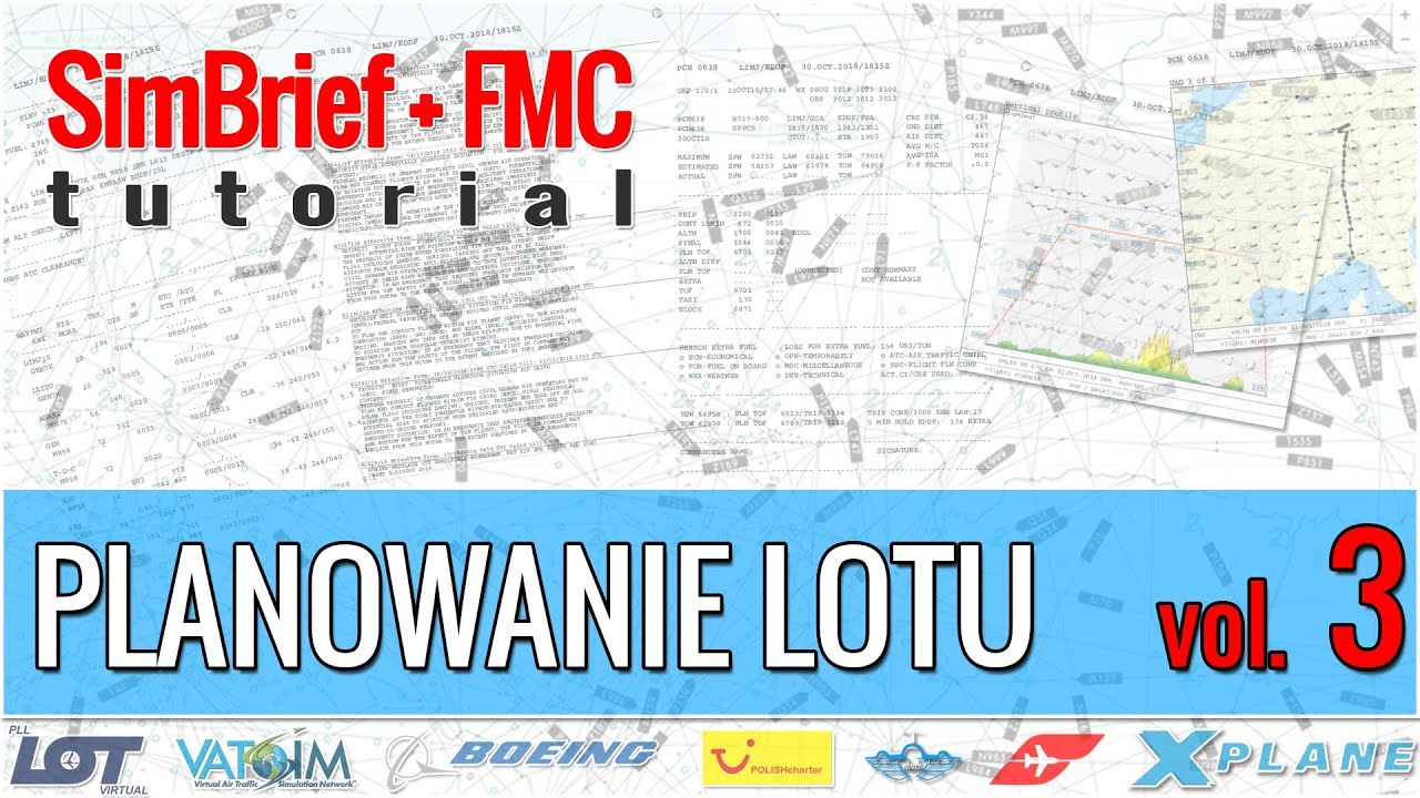⚙️ X- Plane 11 -- Planowanie Lotu - SimBrief vol. 3 -- TUTORIAL PL