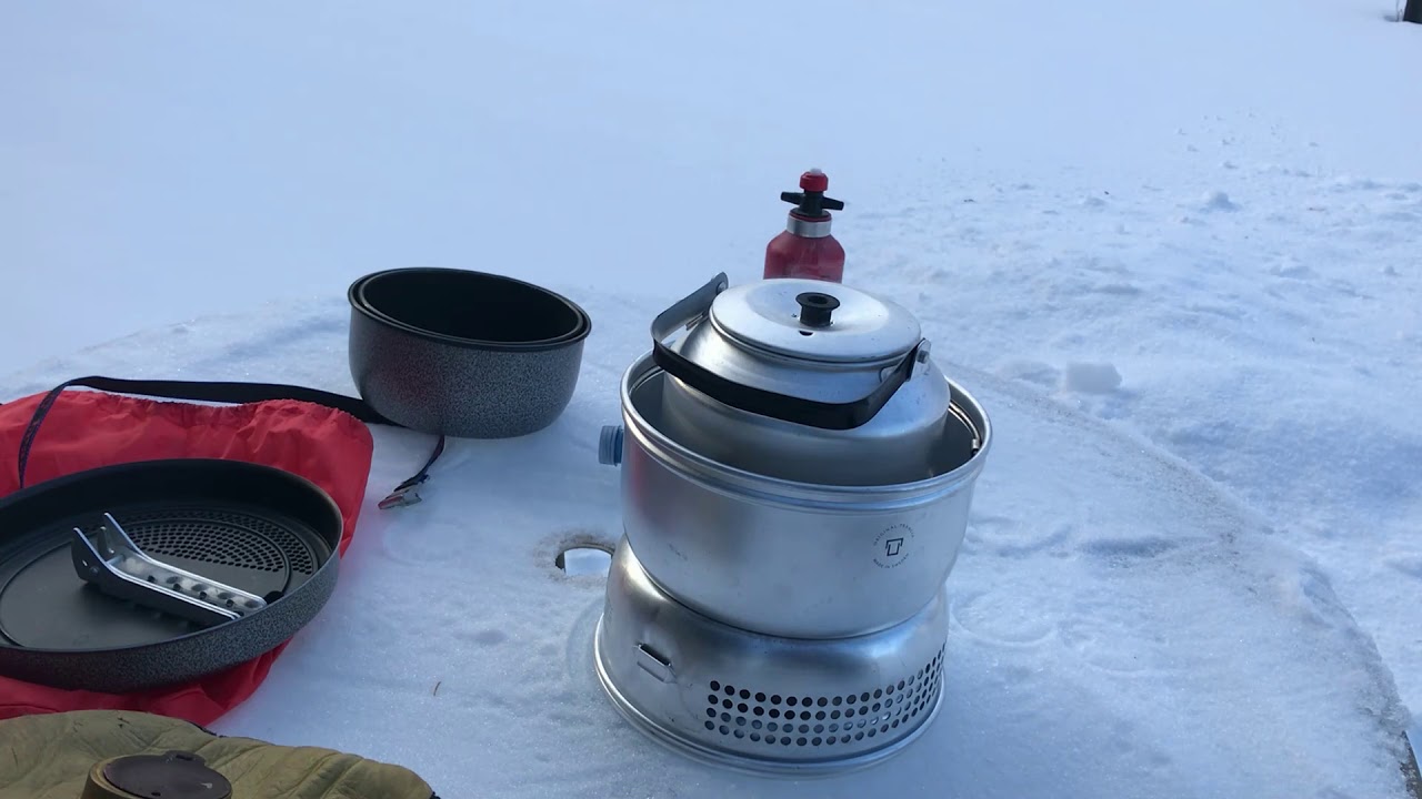 Trangia takes on  -38 Celsius
